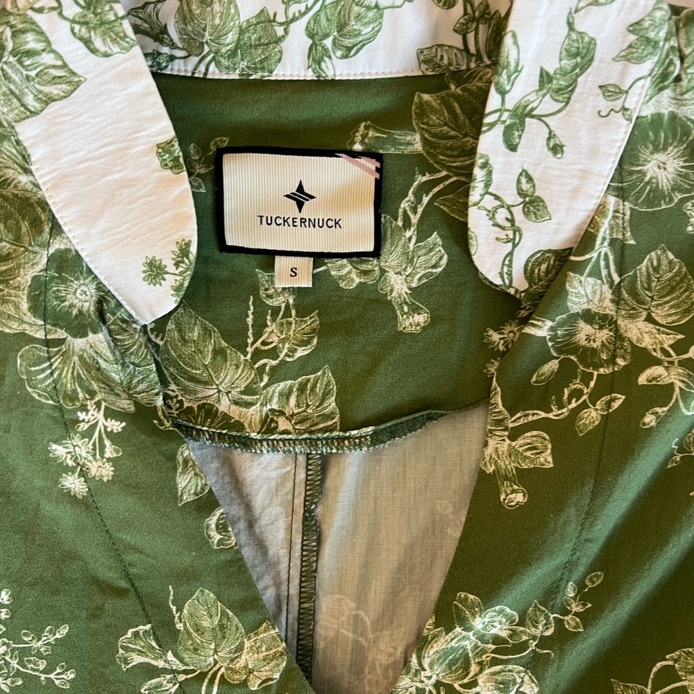 Tuckernuck Green Floral Tiered Maxi Dress - Picture 5 of 5